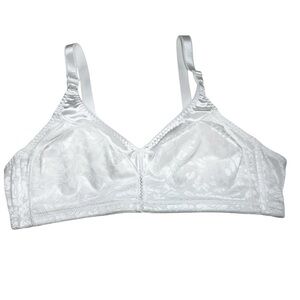Bali Double Support Wireless Bra White Sz 40C‎
